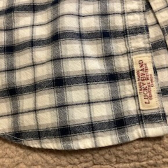 Lucky Brand L/S Snap Shirt  Size M  Classic Fit - Picture 10 of 11
